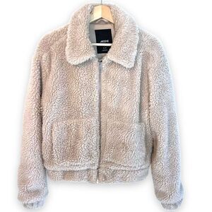 Ardene Teddy Sherpa Bomber Jacket